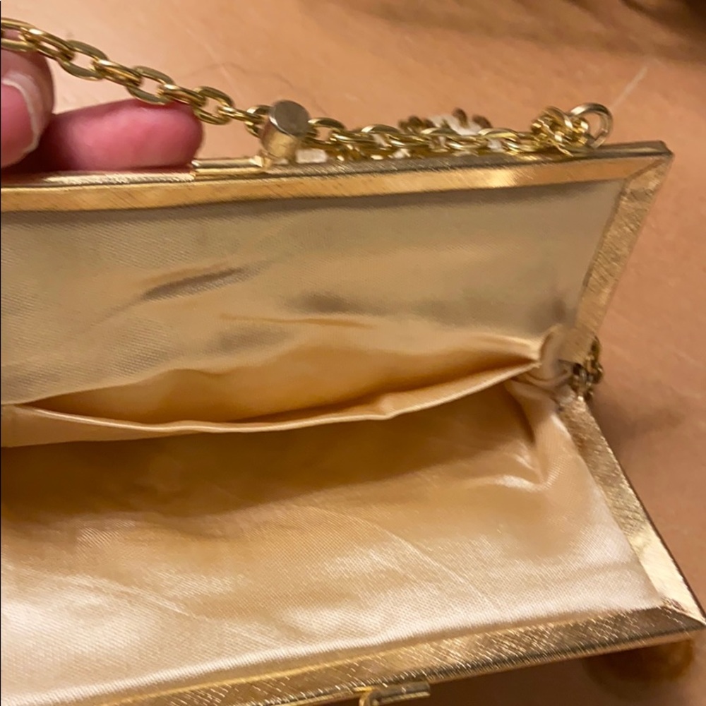 Gold dress bag - Picture 2 of 2